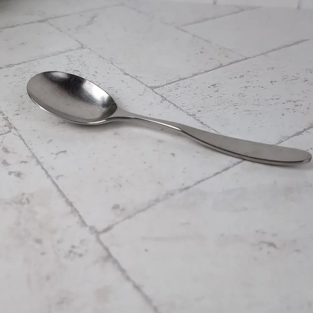 Towle Lauffer MAGNUM 18/8 Stainless Solid Serving Spoon Tablespoon 7 3/4 Japan
